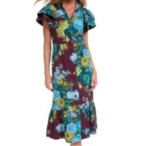Tuckernuck Multicolor Floral Midi Dress
